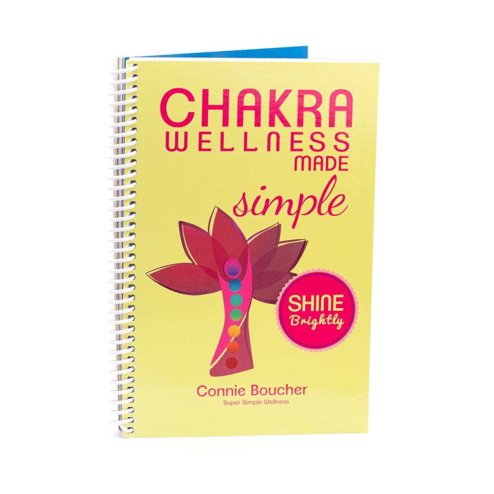 Chakra Wellness Made Simple by Connie Boucher & Susan Lawton książka na spirali w j.angielskim