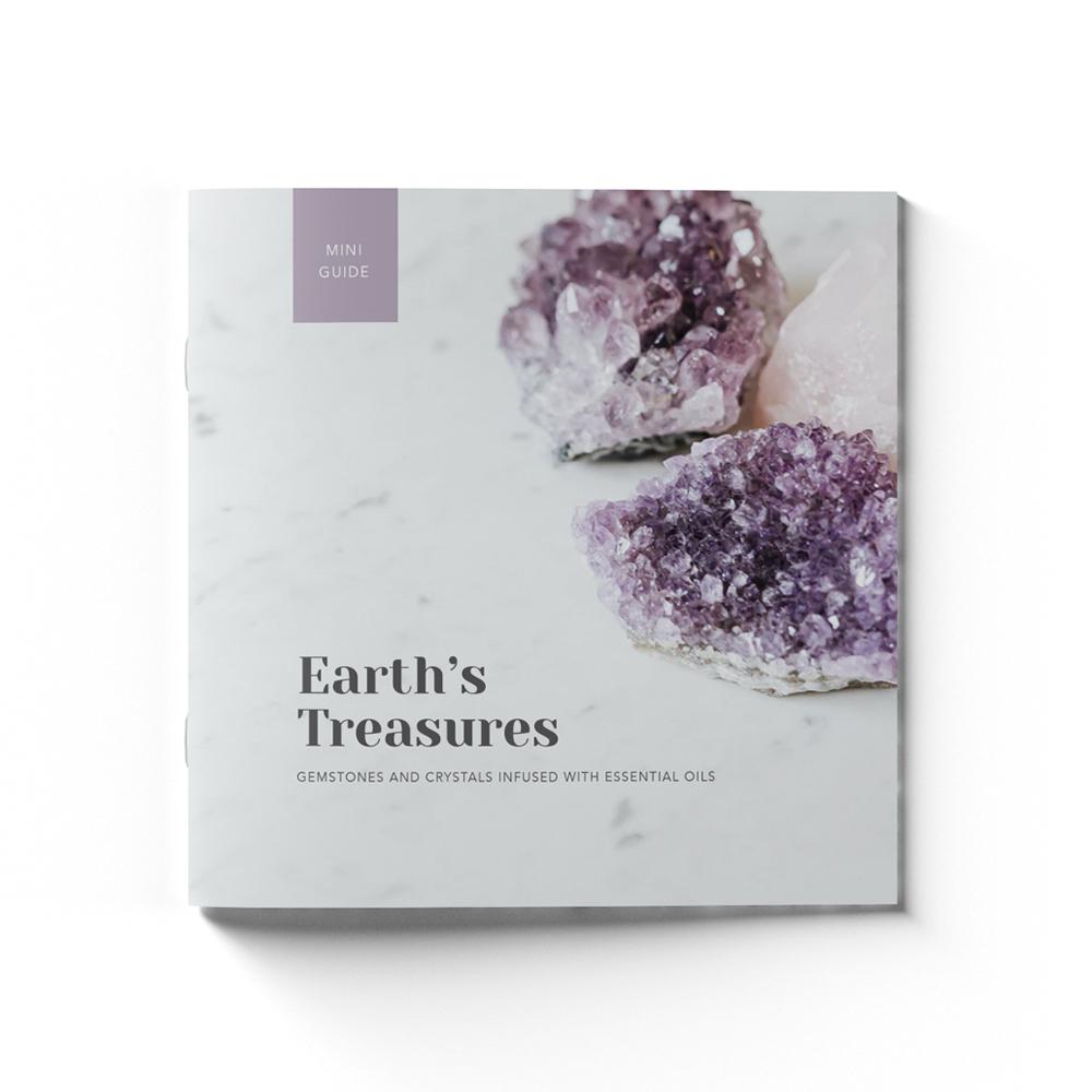 Earth's Treasures Gemstone & Crystal Mini Guide (Mini przewodnik w j. angielskim po skarbach ziemi i kryształach)