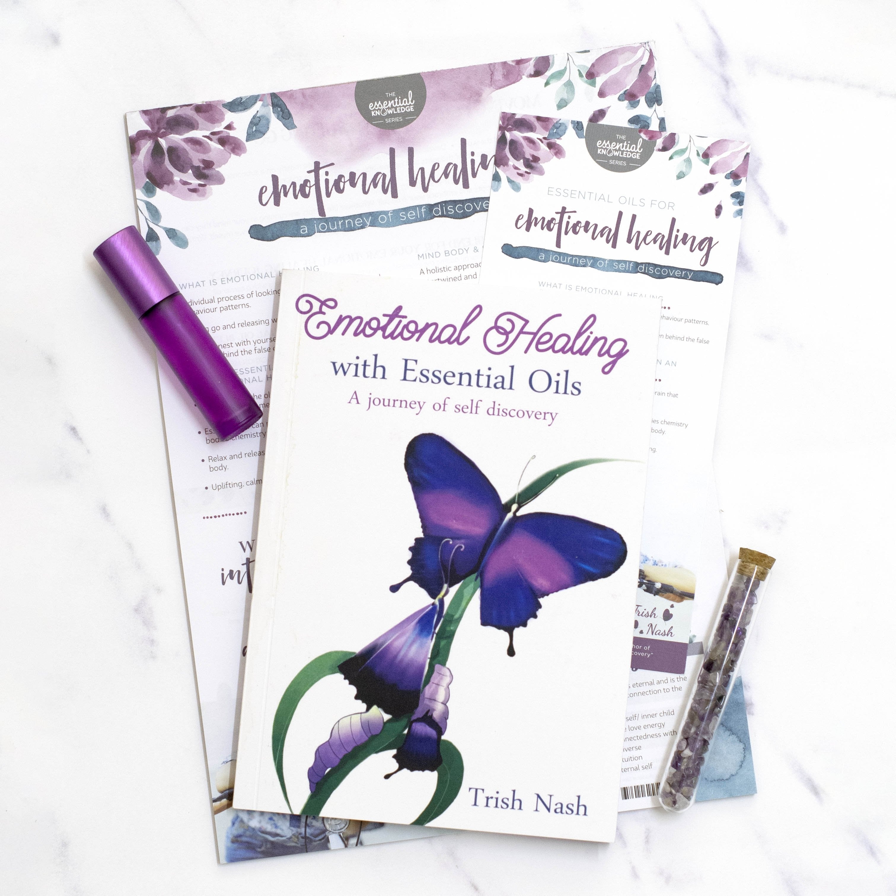 Emotional Healing with Essential Oils : A Journey of Self Discovery book by Trish Nash książka w j. angielskim