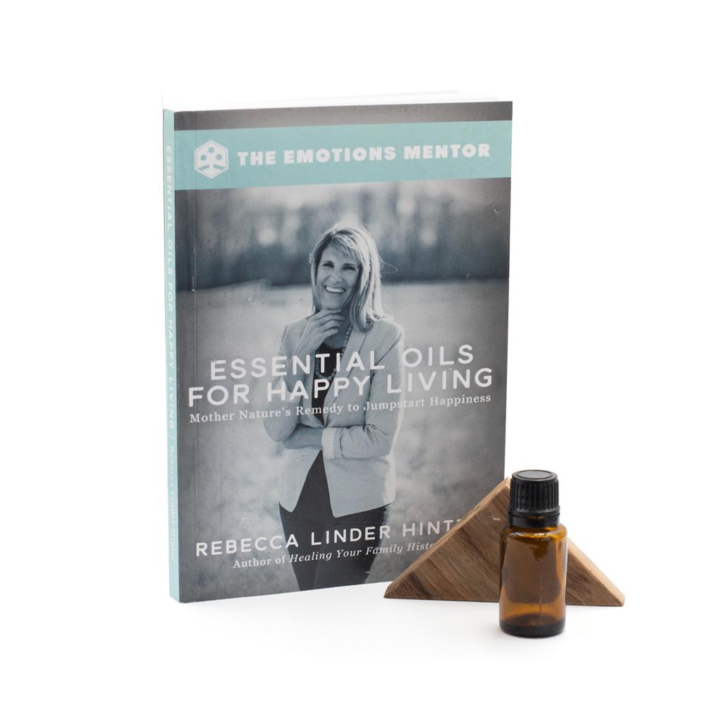 Essential Oils for Happy Living : Mother Nature's Remedy to Jumpstart Happiness książka w j.angielskim