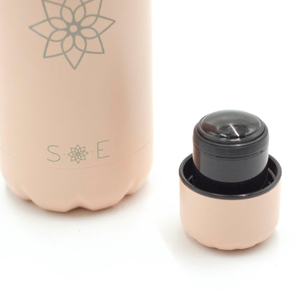 500ml SOE butelka ze stali nierdzewnej na napoje - Rose Quartz (delikatnie różowa)